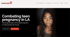 Desktop Screenshot of empowher.org